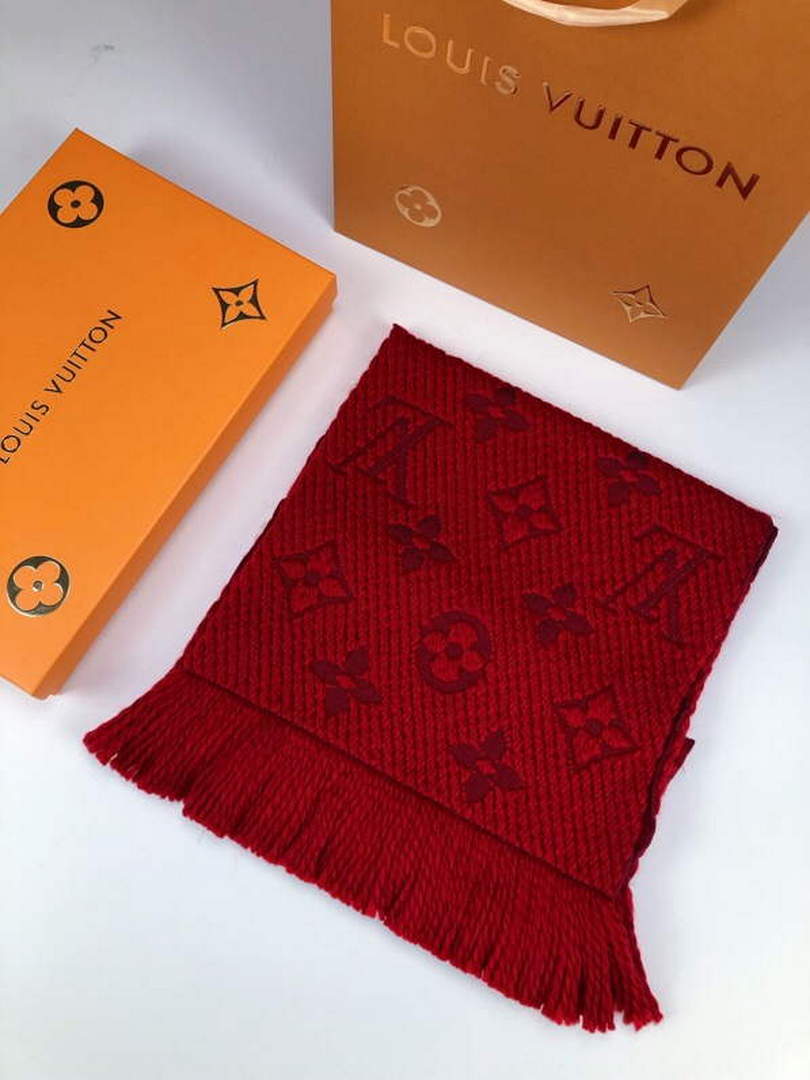 LV M72432 Louis Vuitton Logomania Scarf L60145