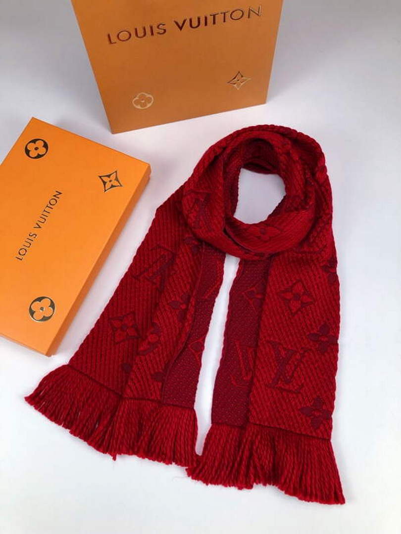 LV M72432 Louis Vuitton Logomania Scarf L60145