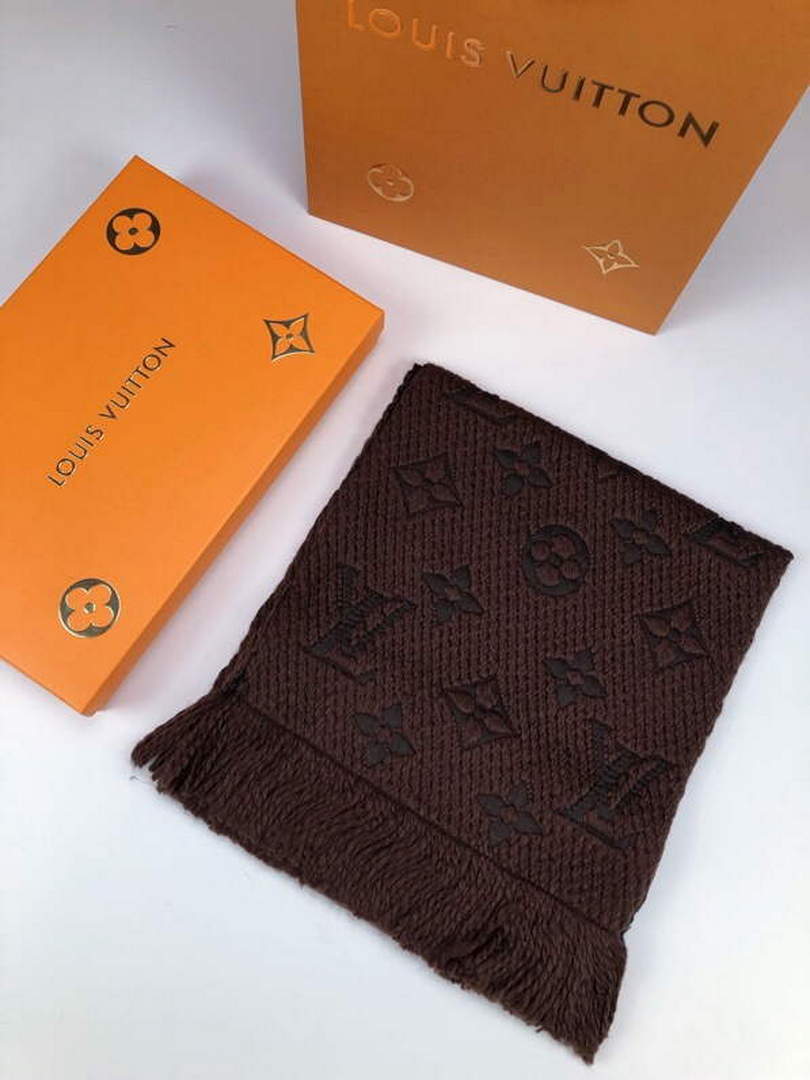 LV M72432 Louis Vuitton Logomania Scarf L60146