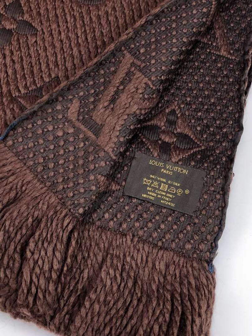 LV M72432 Louis Vuitton Logomania Scarf L60146