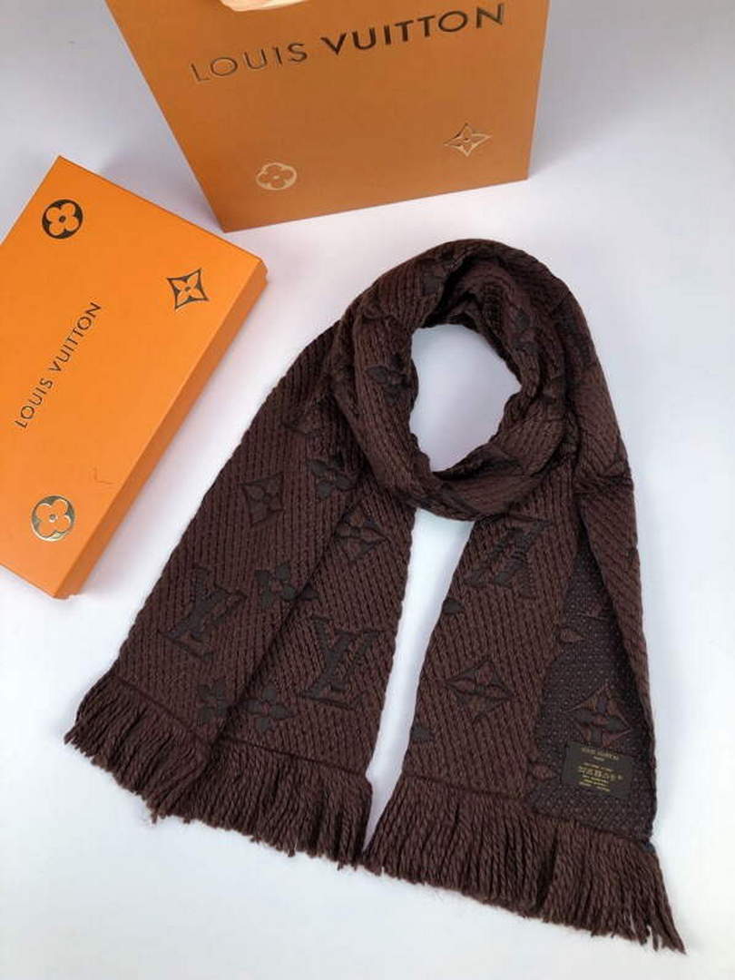 LV M72432 Louis Vuitton Logomania Scarf L60146