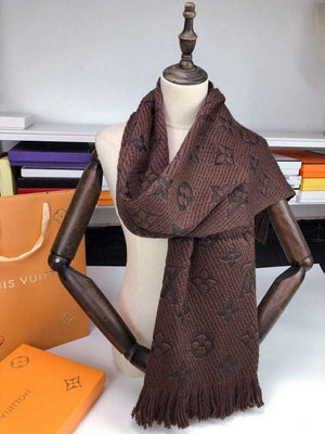 LV M72432 Louis Vuitton Logomania Scarf L60146 - Default Title - View 9