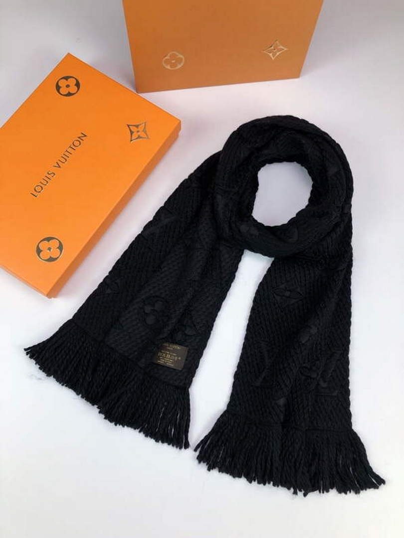 LV M72432 Louis Vuitton Logomania Scarf L60147