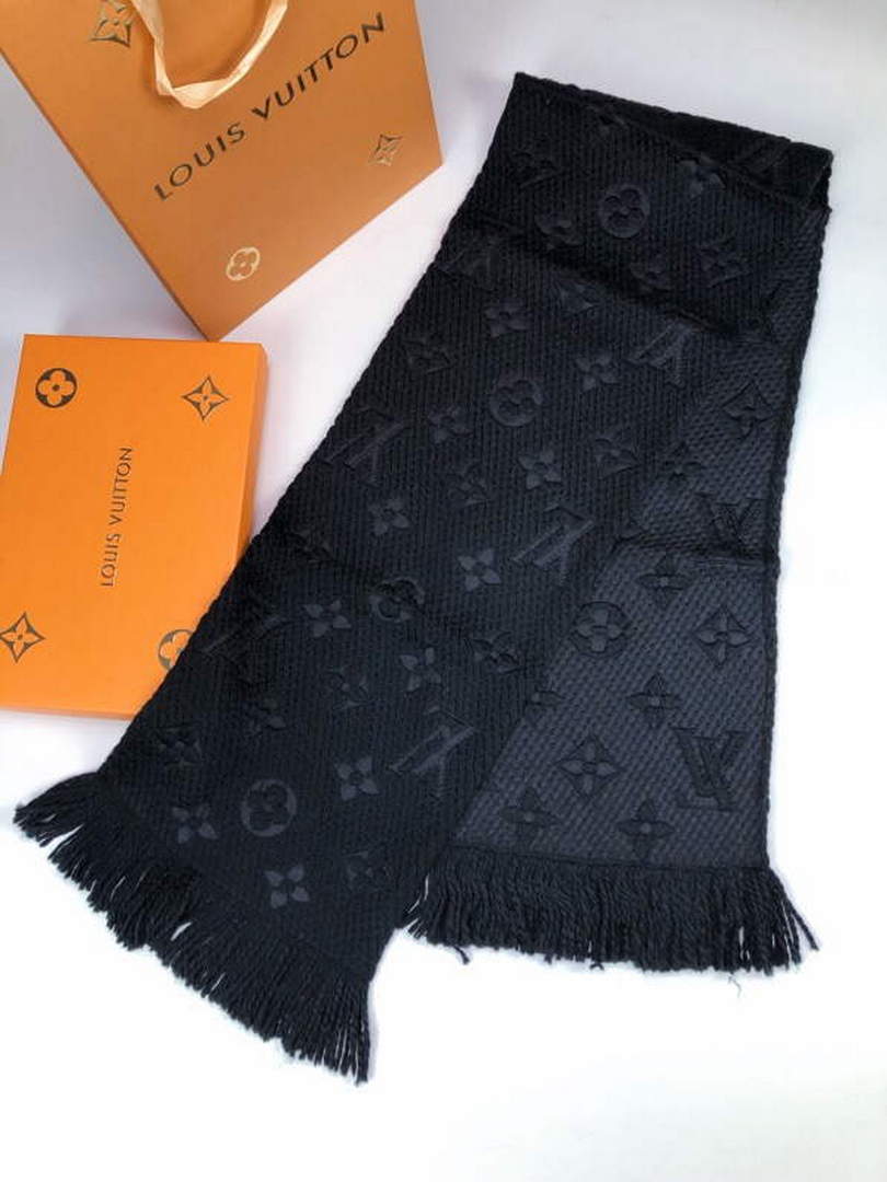 LV M72432 Louis Vuitton Logomania Scarf L60147