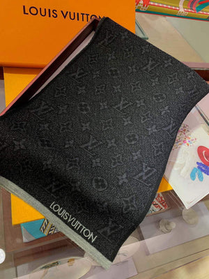 LV M73468 Louis Vuitton My Monogram Eclipse Scarf L60148 - Default Title - View 2