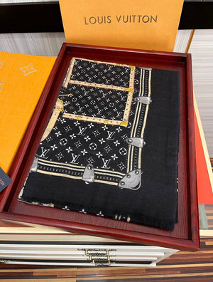 LV M73675 Louis Vuitton Fashion Printing Scarf Stole L60184 - Default Title - View 2