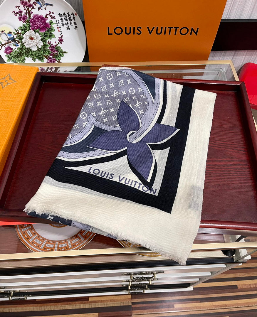 LV M73675 Louis Vuitton Fashion Printing Scarf Stole L60187