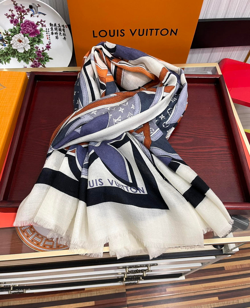 LV M73675 Louis Vuitton Fashion Printing Scarf Stole L60187