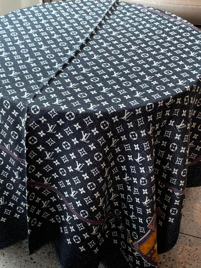 LV M73675 Louis Vuitton Fashion Printing Scarf Stole L60189