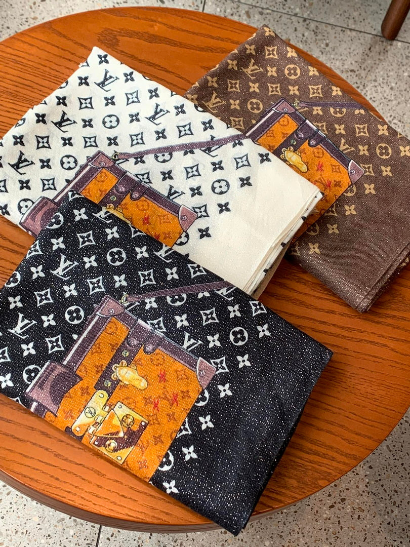 LV M73675 Louis Vuitton Fashion Printing Scarf Stole L60189