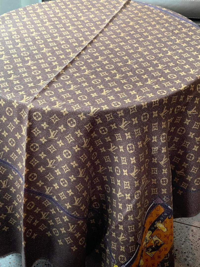 LV M73675 Louis Vuitton Fashion Printing Scarf Stole L60191