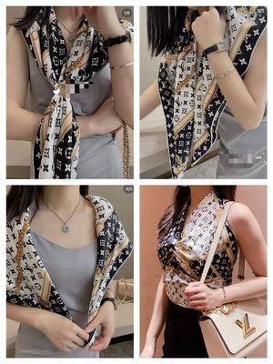 LV M78667 Louis Vuitton Monogram Confidential square Scarf L60196 - Default Title - View 1