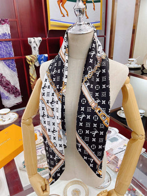 LV M78667 Louis Vuitton Monogram Confidential square Scarf L60196 - Default Title - View 7