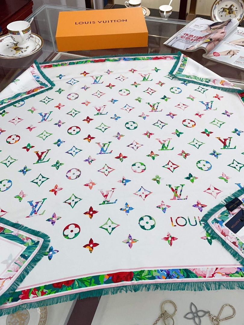 LV M77918 Louis Vuitton LV Garden Square 90 L60199