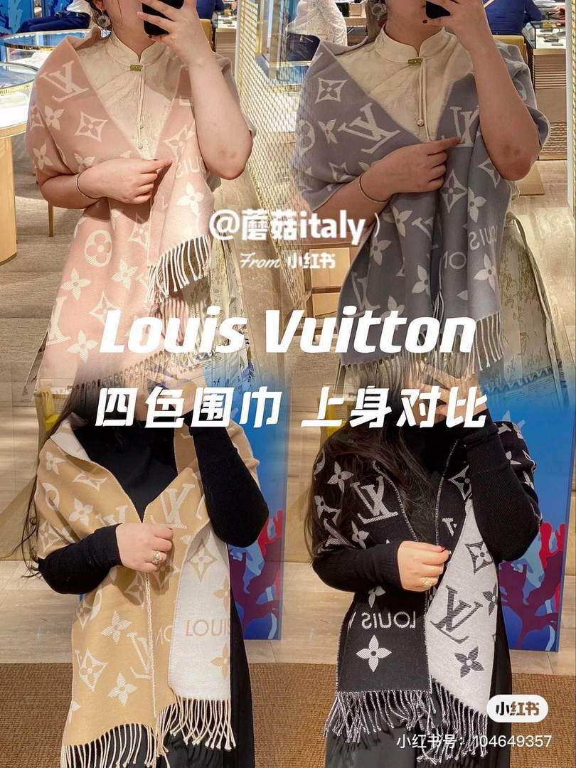 LV M78124 Louis Vuitton Reykjavik Scarf  L60167