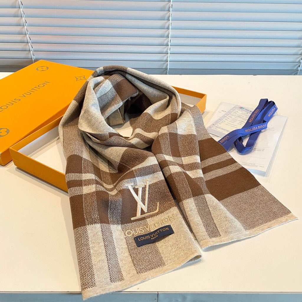LV M78161 Louis Vuitton Monogram Classic Shawl Scarf L60202