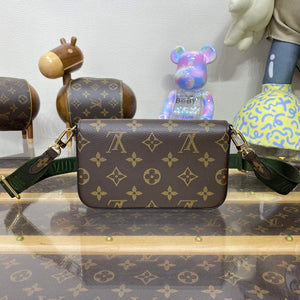LV M80091 Louis Vuitton F¨¦licie Strap & Go Bag Khaki Green - Default Title - View 2