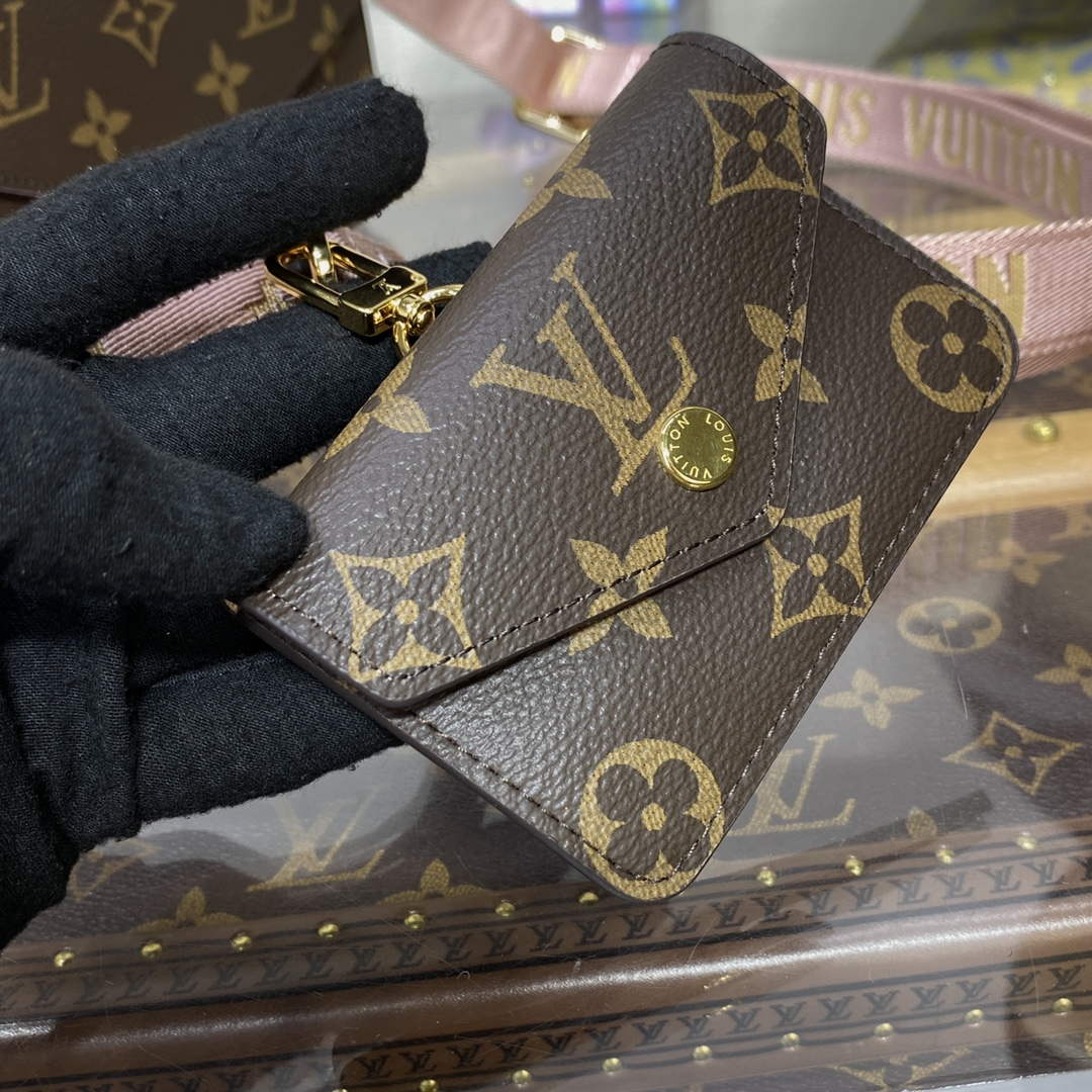 LV M80091 Louis Vuitton F¨¦licie Strap & Go Bag Pink - Default Title - View 6