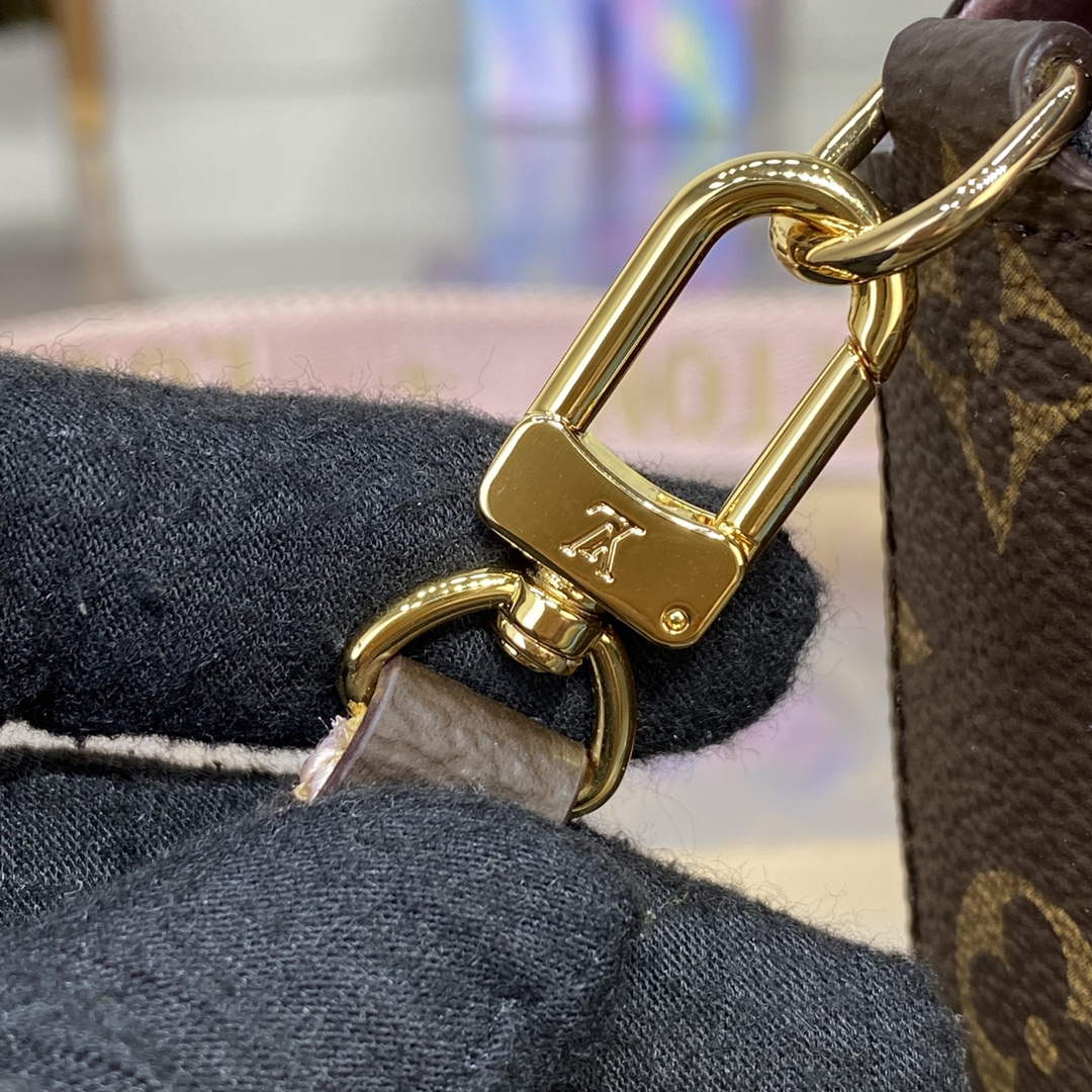 LV M80091 Louis Vuitton F¨¦licie Strap & Go Bag Pink - Default Title - View 7