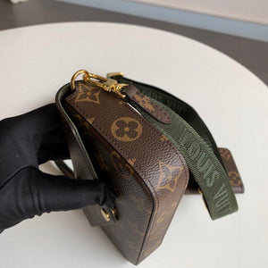 LV M80091 Louis Vuitton Felicie Strap Go Monogram Bag Green - Voguebags