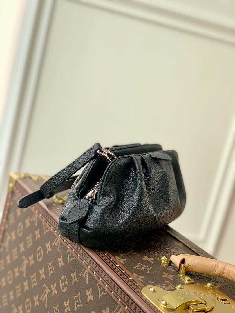 LV M80093 Louis Vuitton Scala Mini Pouch Bag M80497 Black - Default Title - View 3