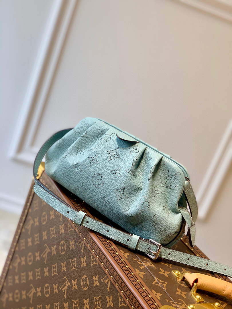 LV M80094 Louis Vuitton Scala Mini Pouch Bag M80092 Blue - Default Title - View 1