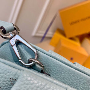 LV M80094 Louis Vuitton Scala Mini Pouch Bag M80092 Blue - Default Title - View 6