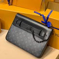 LV M80107 Louis Vuitton Pochette Steamer Monogram Eclipse - luxibagsmall