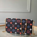 LV M80232 Louis Vuitton M69977 Game on Felicie Pochette Bag Black - Voguebags