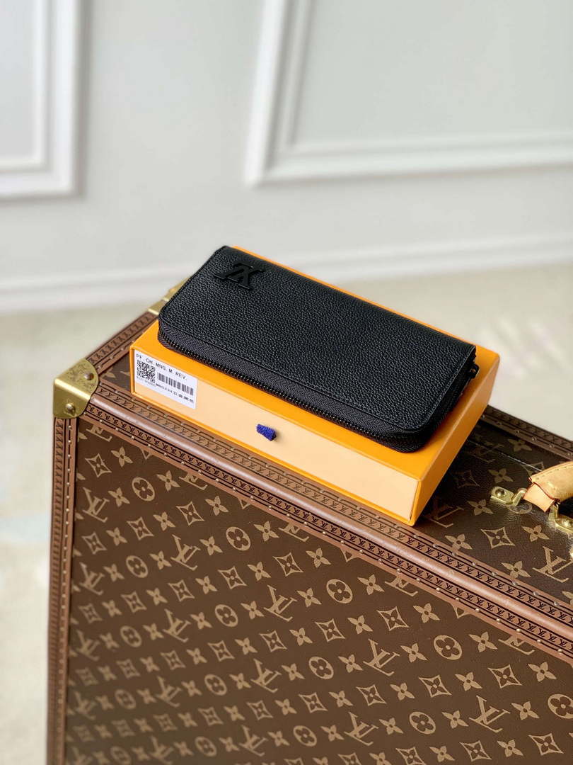 LV M80334 Louis Vuitton Zippy Wallet Horizontal Black