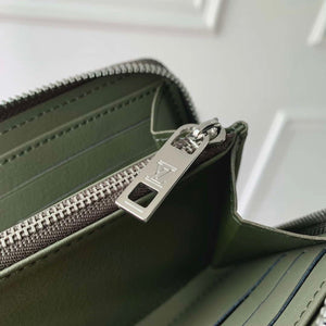 LV M80334 Louis Vuitton Zippy Wallet Horizontal Dark Green - Default Title - View 6