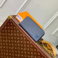 LV M80334 Louis Vuitton Zippy Wallet Horizontal Navy Blue - Default Title - View 1