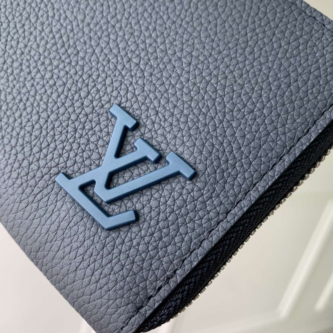 LV M80334 Louis Vuitton Zippy Wallet Horizontal Navy Blue