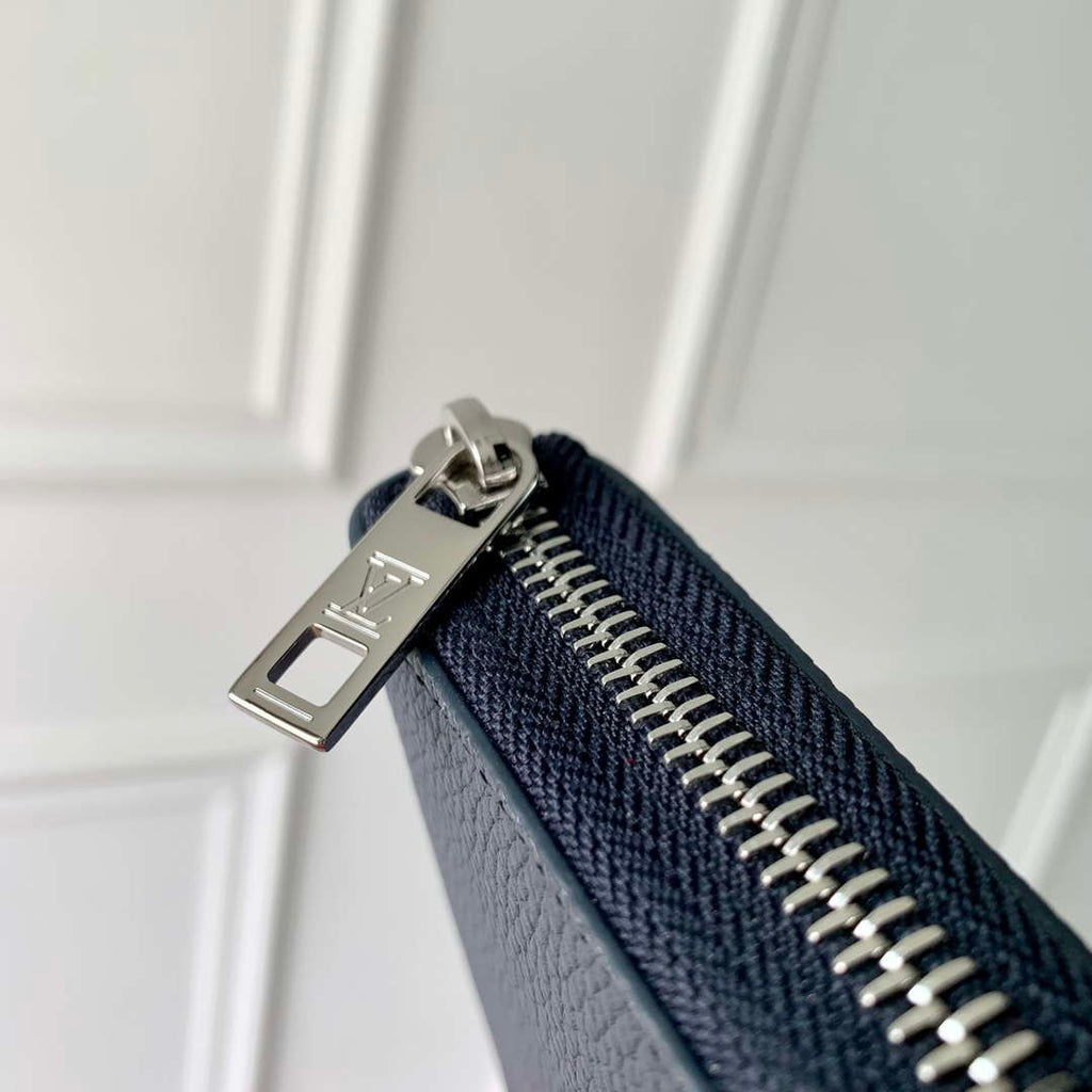 LV M80334 Louis Vuitton Zippy Wallet Horizontal Navy Blue