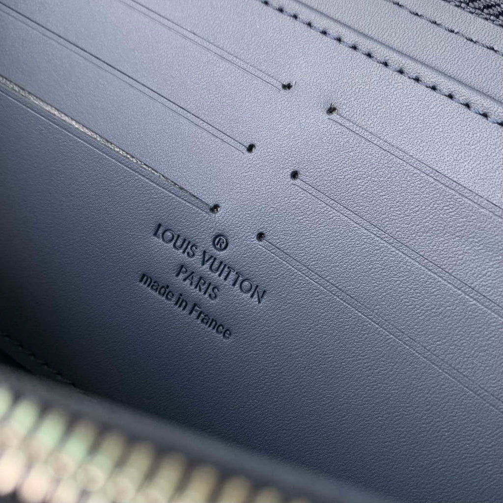 LV M80334 Louis Vuitton Zippy Wallet Horizontal Navy Blue