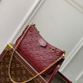 LV M80349 Louis Vuitton Easy Pouch On Strap Bag Wine Red - Default Title - View 1
