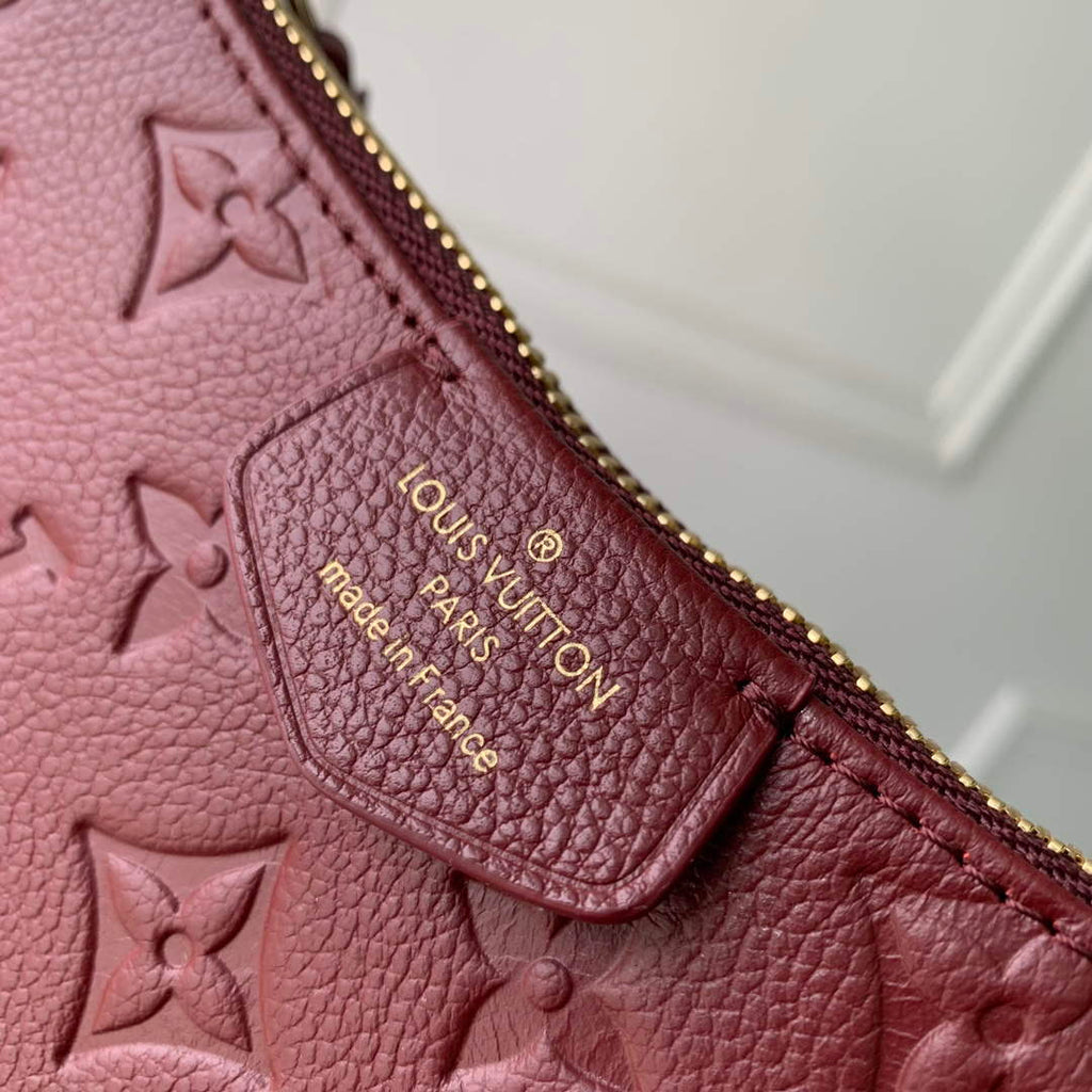 LV M80349 Louis Vuitton Easy Pouch On Strap Bag Wine Red