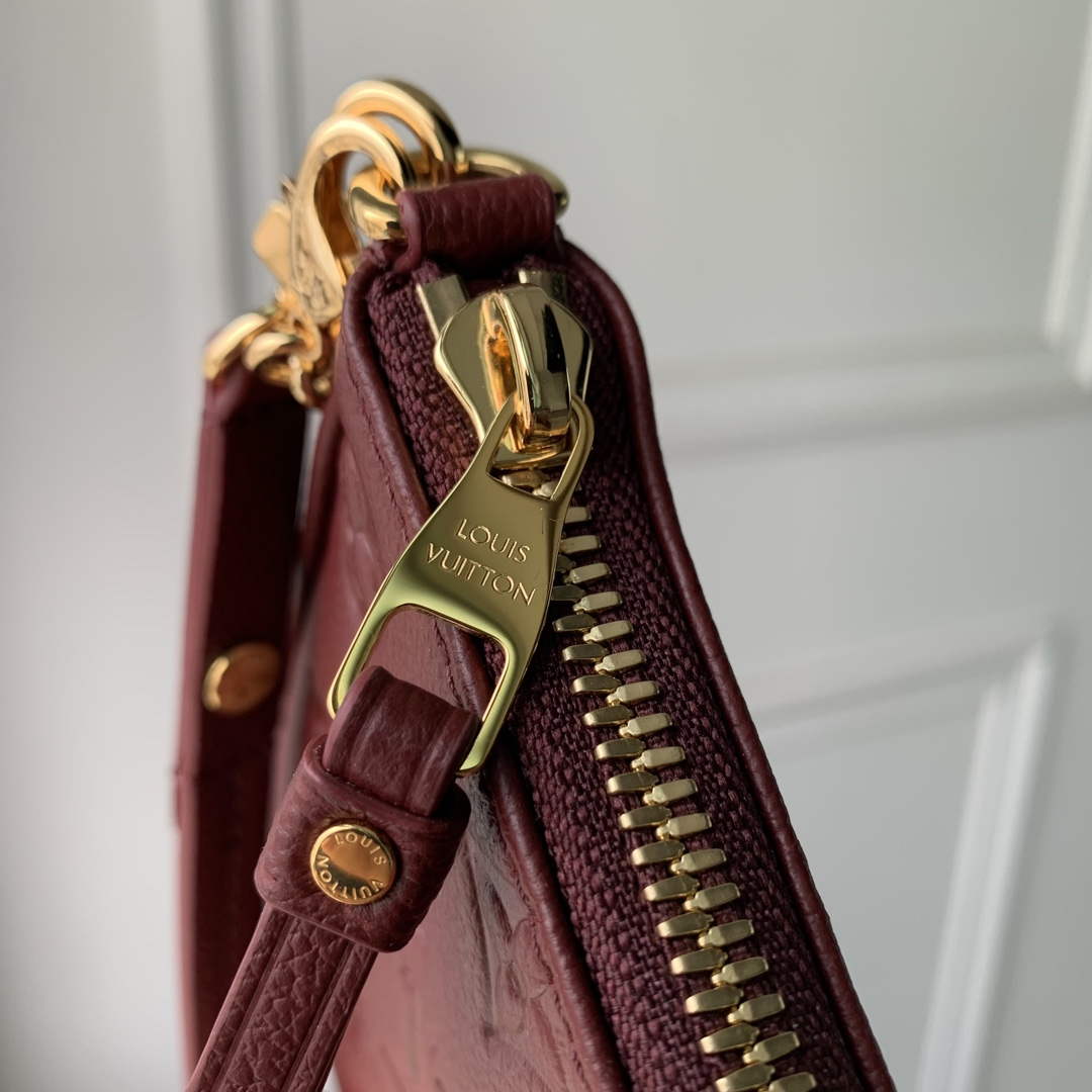 LV M80349 Louis Vuitton Easy Pouch On Strap Bag Wine Red - Default Title - View 7