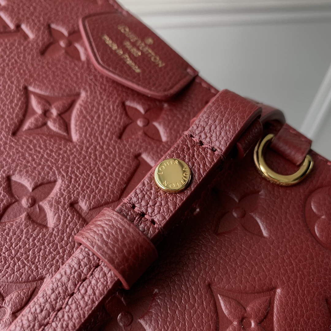 LV M80349 Louis Vuitton Easy Pouch On Strap Bag Wine Red - Default Title - View 9