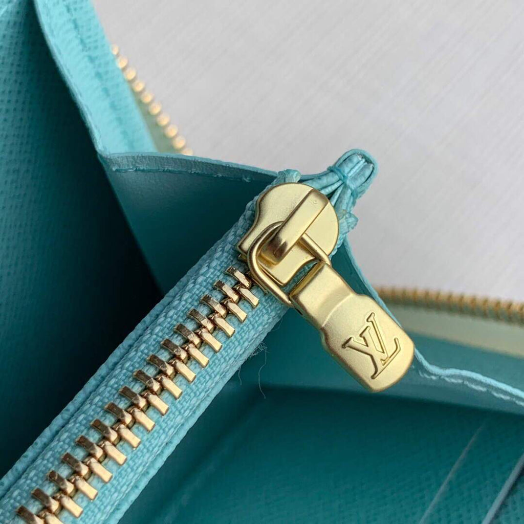 LV M80360 Louis Vuitton Zippy Wallet Blue