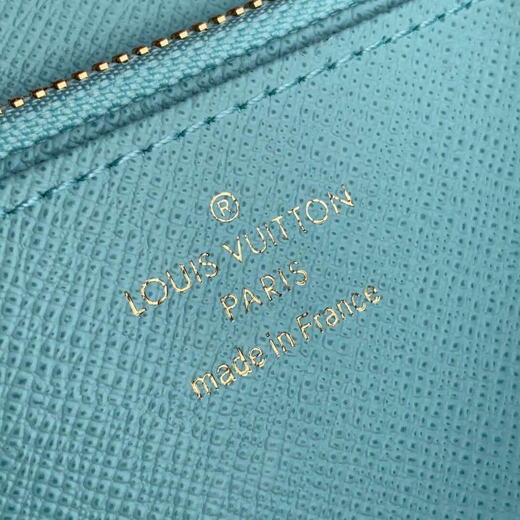 LV M80360 Louis Vuitton Zippy Wallet Blue