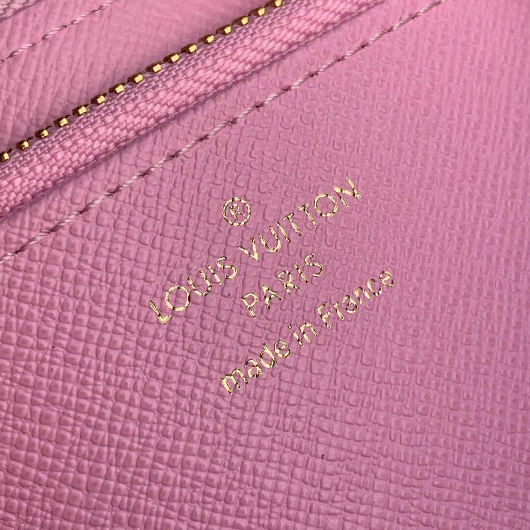 LV M80361 Louis Vuitton Zippy Wallet Pink