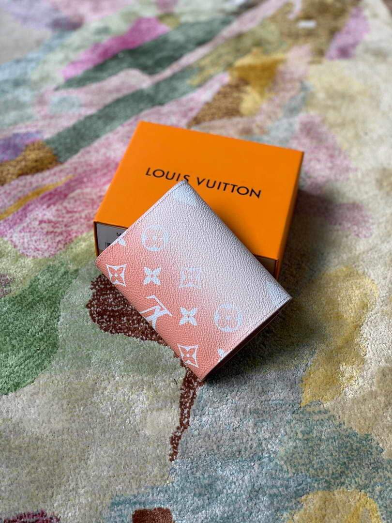 LV M80386 Louis Vuitton Victorine Wallet Mist Gray