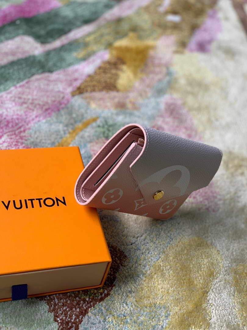 LV M80386 Louis Vuitton Victorine Wallet Mist Gray