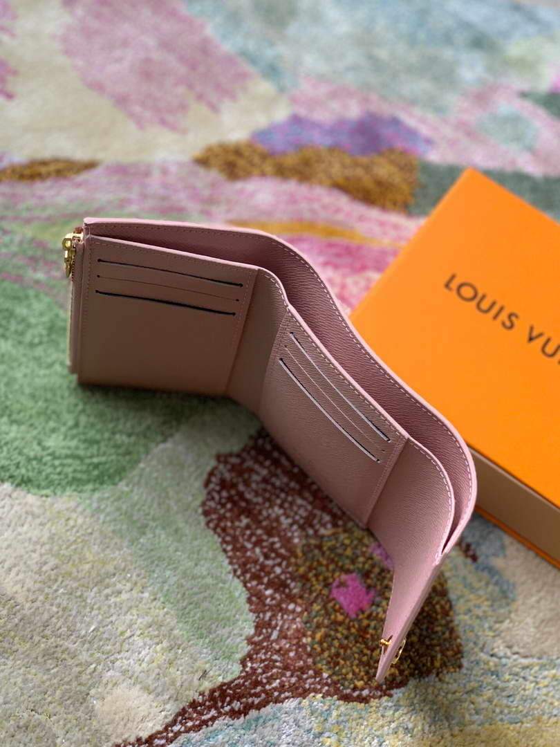 LV M80386 Louis Vuitton Victorine Wallet Mist Gray