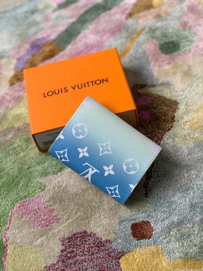 LV M80387 Louis Vuitton Victorine Wallet Blue