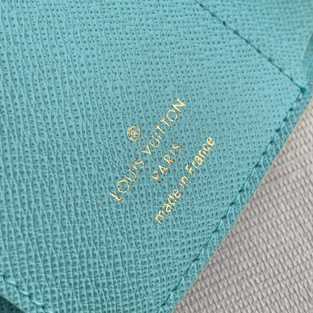 LV M80387 Louis Vuitton Victorine Wallet Blue