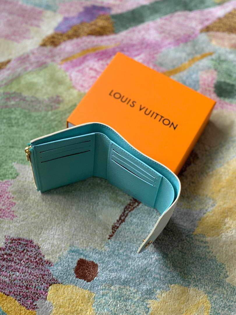 LV M80387 Louis Vuitton Victorine Wallet Blue