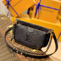 LV M80399 Louis Vuitton M80447 Multi Pochette Accessoires Bag Black