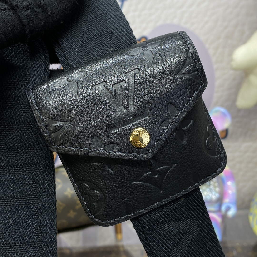 LV M80450 Louis Vuitton Utility Crossbody Bag Black - Default Title - View 5
